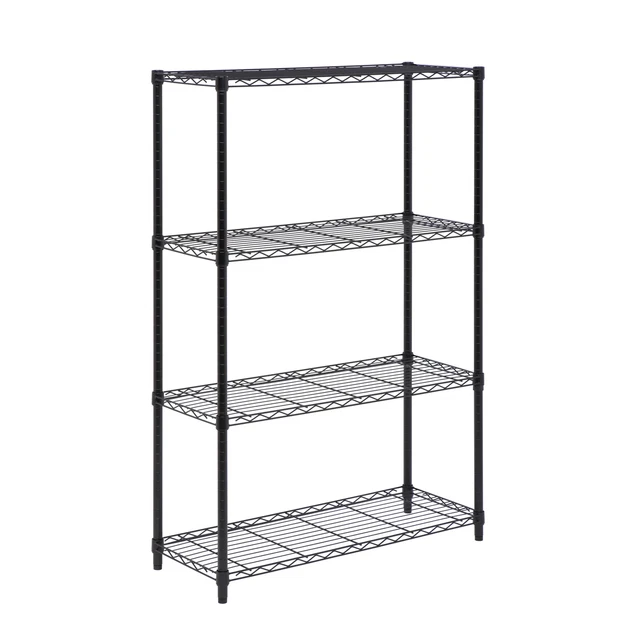 Honey-Can-Do 4-Tier Black 350 Lbs 14X36X54