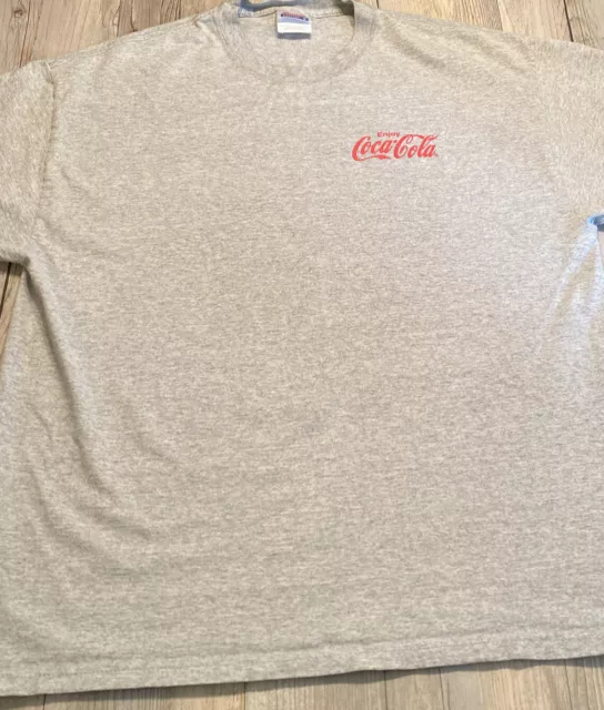 Enjoy Coca Cola Mens Short Sleeve T Shirt Delivery Trucks Hanes Comfort T XL