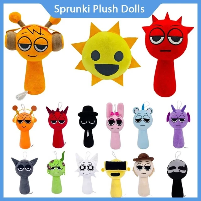 thumbnail image 2 of Sprunki Plush Doll - Cute Game Character Toy Pillow, Gift For Kids 2 of 3