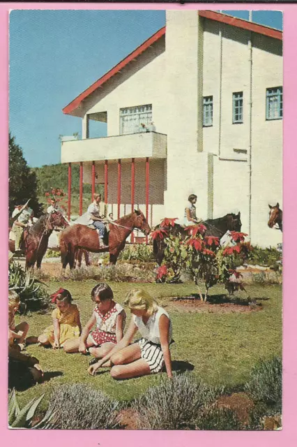 Pony Trekkers, The Chimanimani Mountains, Tour Rhodesia and Nyasaland postcard.