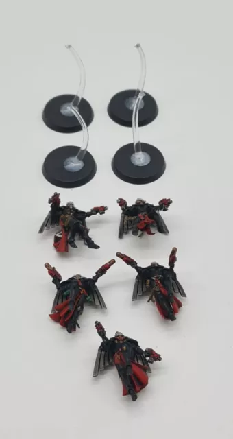 Seraphim Squad Adepta Sororitas  Hexenjäger Warhammer 40K gut bemalt