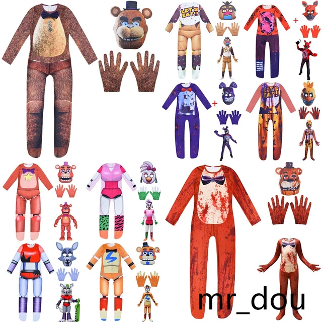 FIVE NIGHTS AT Freddy FNAF Costume Halloween Party Kids Fancy Cosplay ...