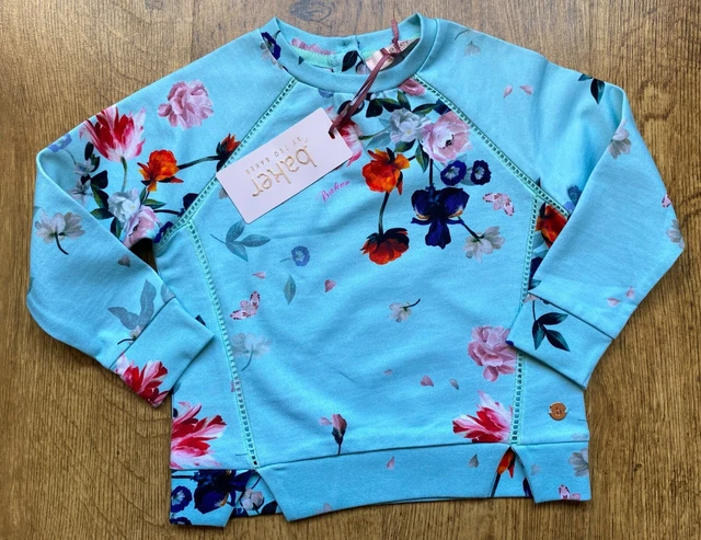Ted Baker 18-24 months long sleeve top leggings outfit set floral RRP £50 BNWT 6