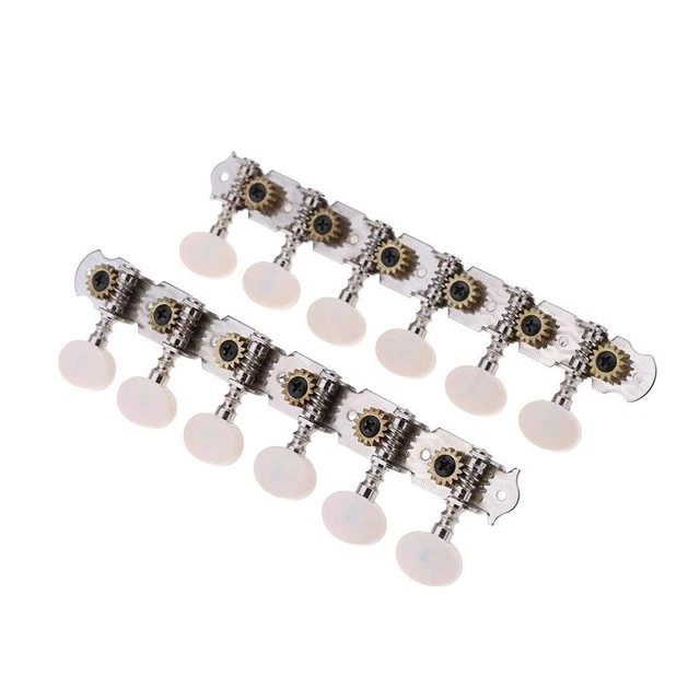 PULSANTE 6R6L 12 corde chitarra acustica sintonia chiave Peg Tuner ...