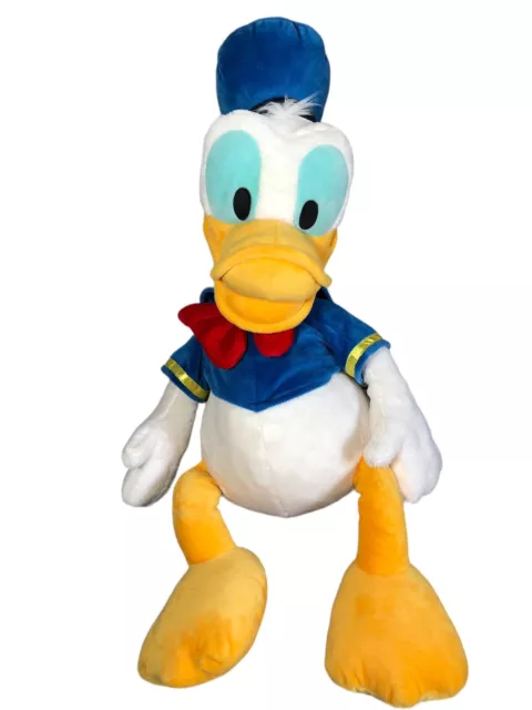 Disney Store Donald Duck Large Soft Plush Toy Stuffed Animal Cuddly Toy 24”