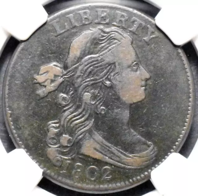 1802 1/000 S-228 Xf Details Draped Bust Large Cent Ngc Id#Dd518