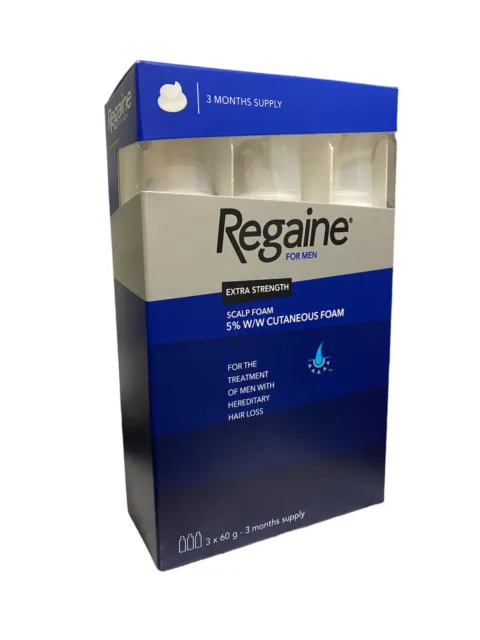 REGAINE 5% MINOXIDIL ROGAINE FOAM SCHIUMA Ricrescita Capelli Uomo SUPER OFFERTA