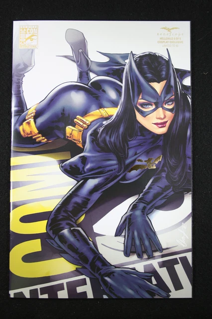 Hellchild #5 San Diego Comic Con Batgirl Cosplay Gold Foil Cover Elias LE 50