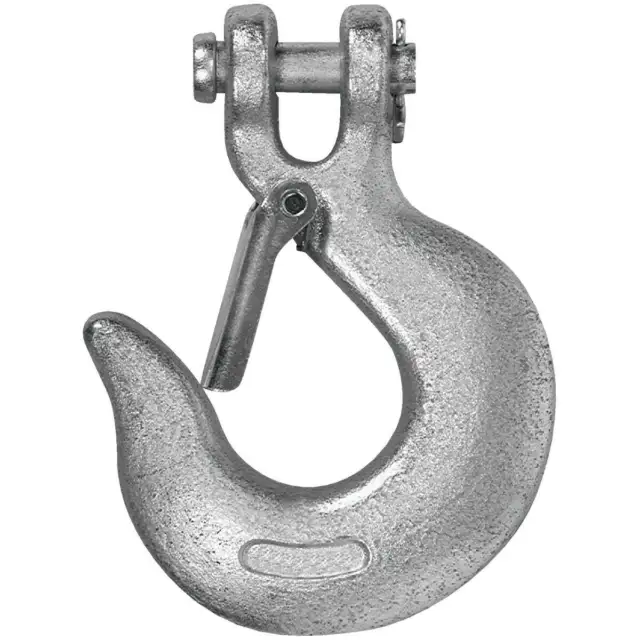 Campbell 1/2 In. Grade 43 Clevis Slip Hook With Latch T9700824 Pack of 5