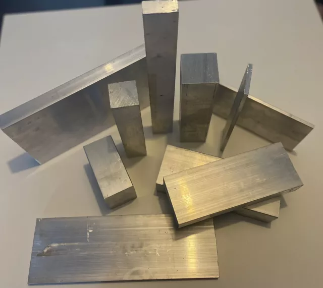 Aluminium Flachstangen Kickelblöcke Quadratisch Flach Engineering Stangenfräsen **Vorgeschnitten