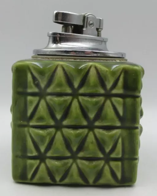 Rolstar Green Square Grenade Design Decorative Table Lighter