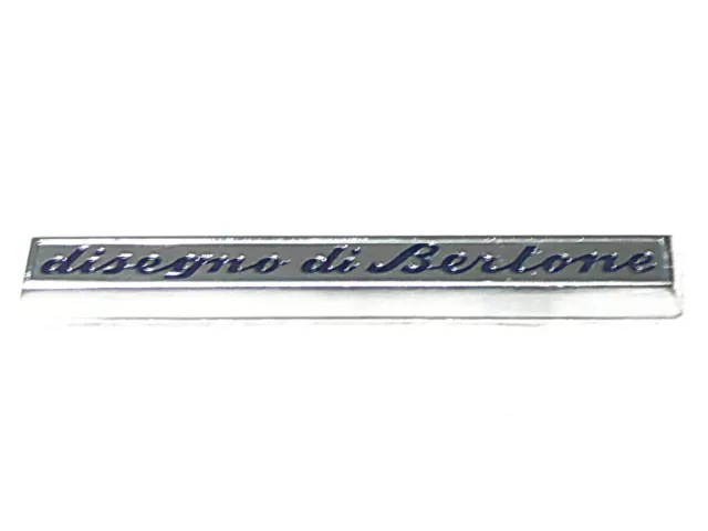 Fregio stemma sigla per ALFA ROMEO DISEGNO DI BERTONE scritta badge emblem logo