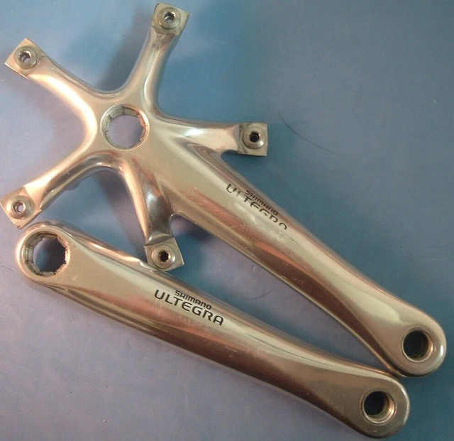 Manivelles Shimano Ultegra FC-6500/6503 Vintage – 5 Bras, 130BCD, 172,5mm – Très Bon état