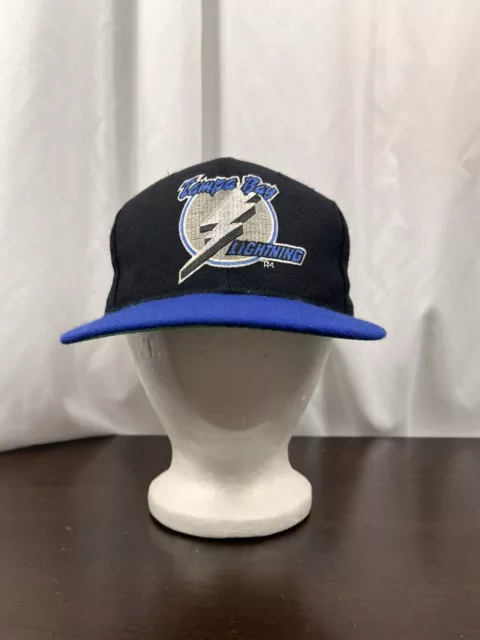 90's Tampa Bay Lightning Starter NHL Pinwheel Snapback Hat – Rare VNTG