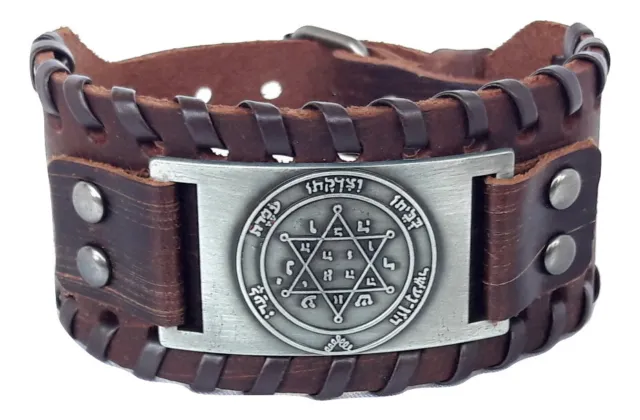 New Bracelet Leather from israel Jewish Star of David/Magen David Judaica israel