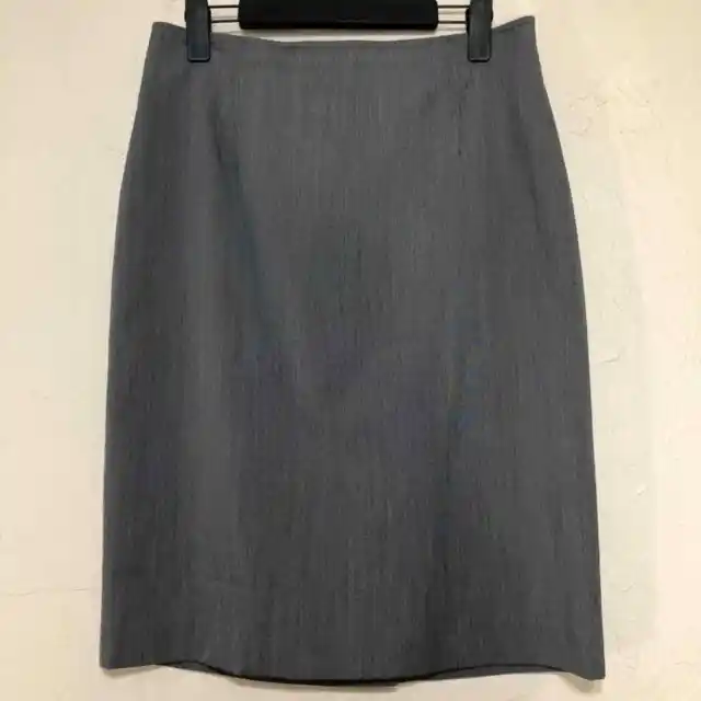 PECK & PECK Collection Womens Skirt 10 Grey Pencil $14.39 - PicClick