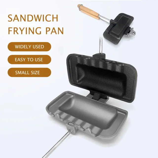 Padella per griglia a sandwich padella per colazione su due lati facile da pulire strumenti da cucina