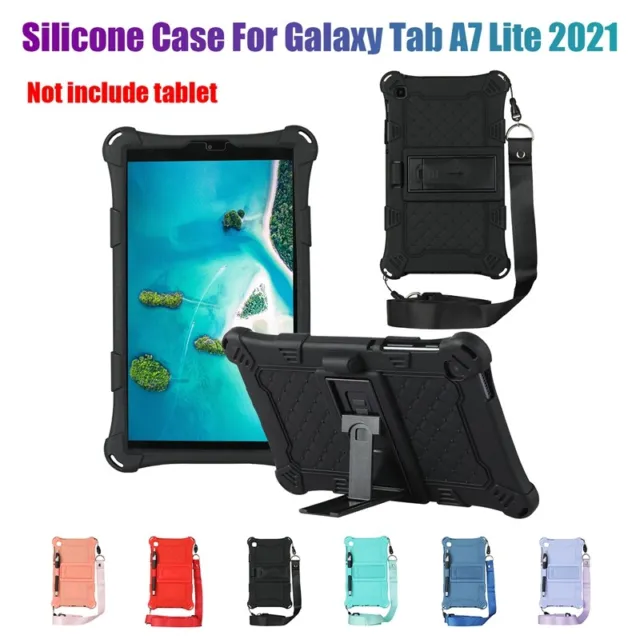Silicone Case for  Tab A7 Lite 8.7 Inch 2021 T220 T225 Tablet Case Tablet Stand