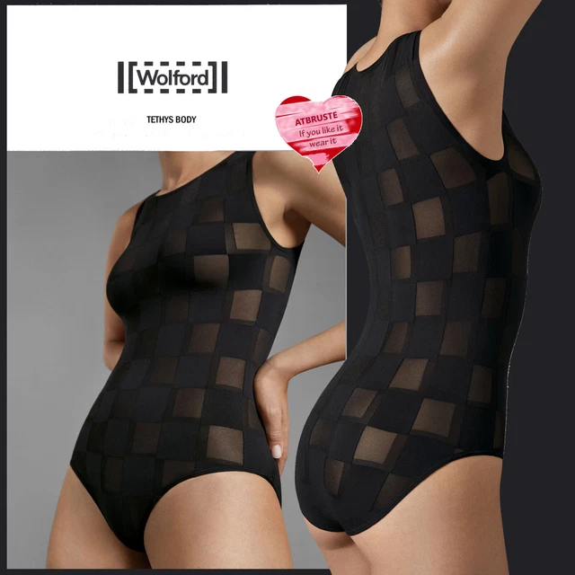 Corpo Wolford Metis/Tethys • S • nero... Parti trasparenti e opache