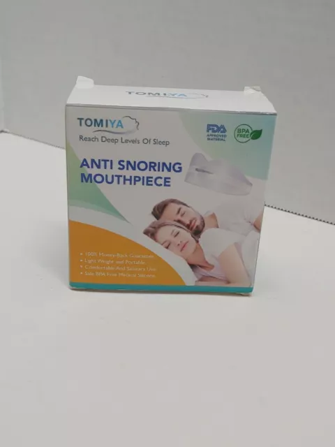 Tomiya Anti Snoring Mouthpiece FDA APPROVED *BPA FREE* MEDICAL SILICONE!