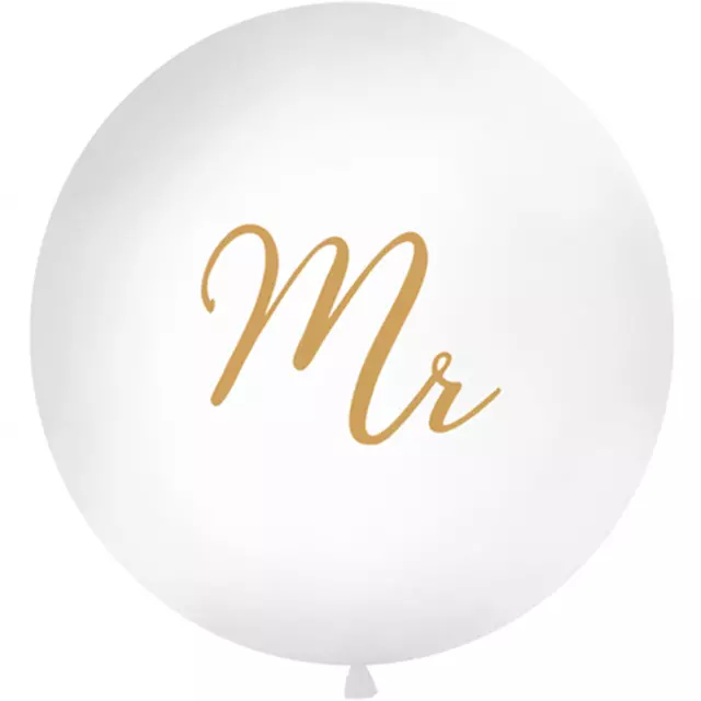 MR AND MRS Luftballon Hochzeit Geschenk Deko Liebe Party Just Married 1 METER