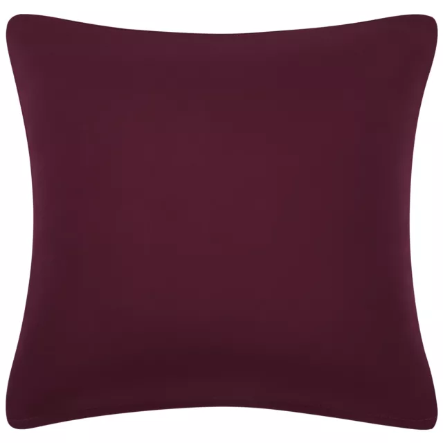 Taie d'Oreiller Housse de Coussin boîte carrée 45 x 45cm taie Bourgogne