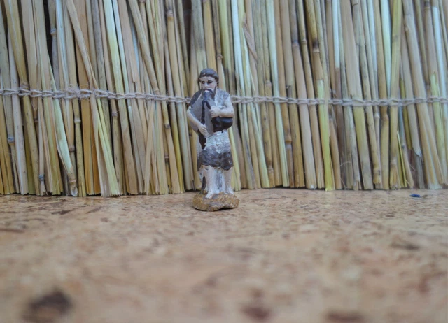 ANCIEN SANTON DEVINEAU Le Roi Mage Maure 12.5 cm T 5 crèche Décoration