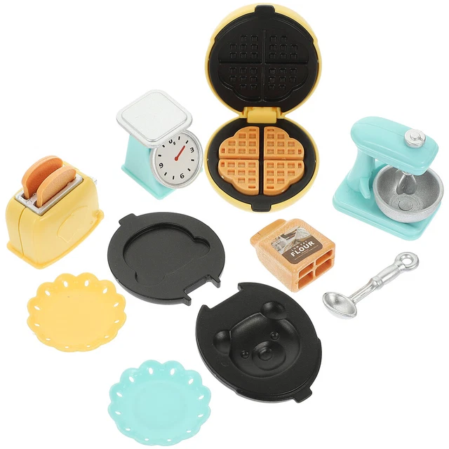 1 Juego de Mini Accesorios Mini Cesta Backkit a Escala Realista Modelo