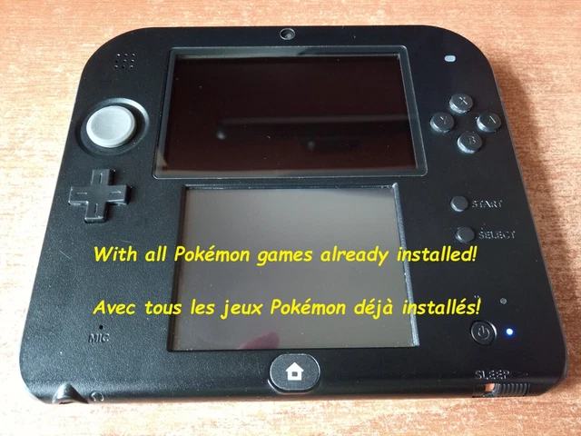 NINTENDO 2DS BLACK Blue with 64Gb Luma3DS Region Free 120.00