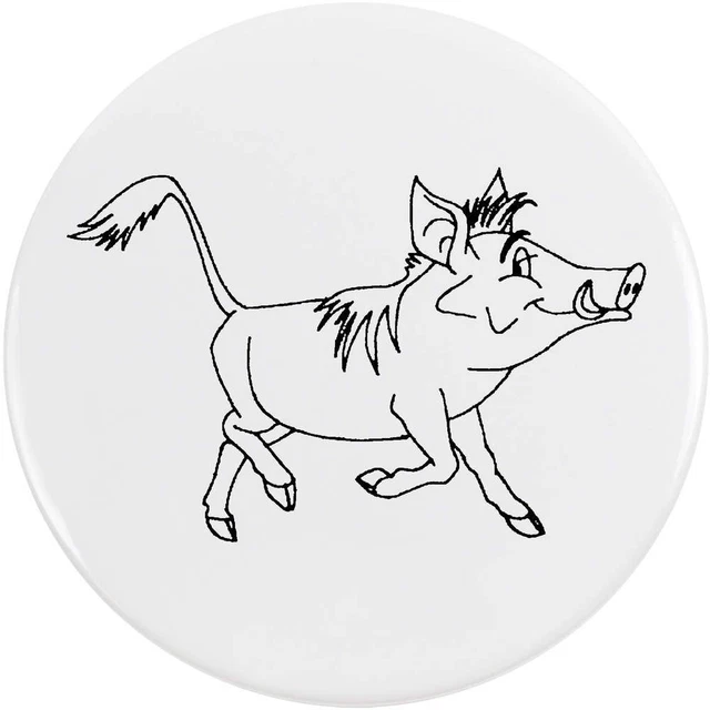 'Jabalí' Insignia de Botones Pin (BB010129)