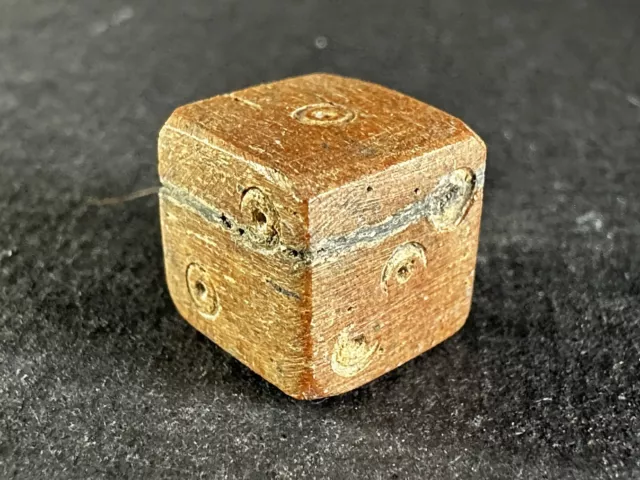 ANCIENT ROMAN LEGIONARY BONE DICE LEGION GAMBLING GAME CIRCA 1 - 3rd Century AD