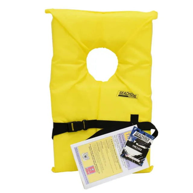 Seachoice Boat Adult Life Vest 86020 | Type II PDF 30-52 Inch