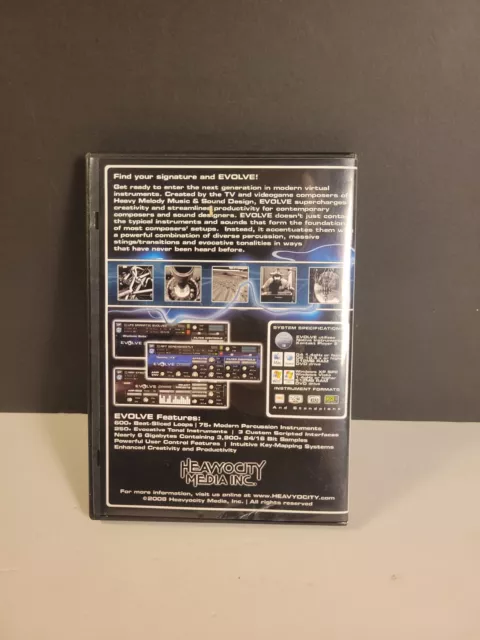 Heavyocity Evolve Virtual Instrument Volume 1 TV Tonal Rhythmic Percussive Rare 2