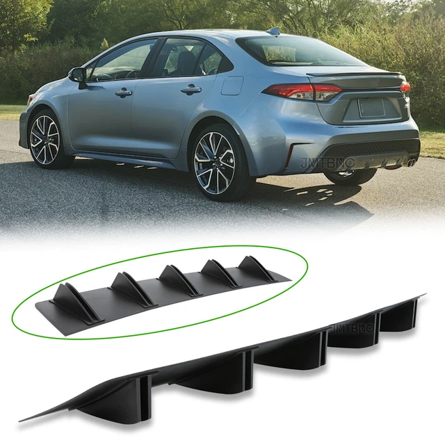 FOR TOYOTA COROLLA Rear Bumper Lip Diffuser Spoiler Splitter 5 Shark