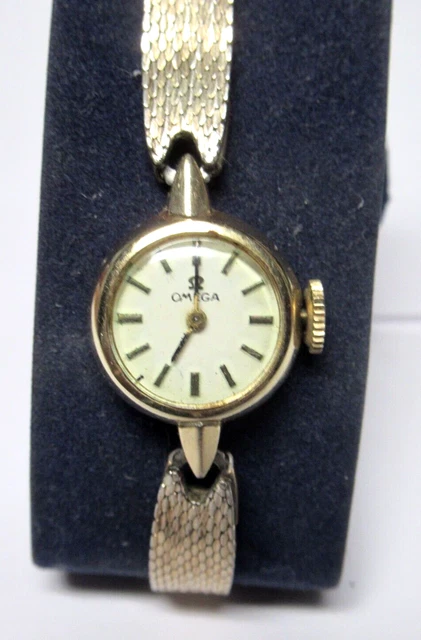 Vintage  Ladies’ Oemga ( Cal # 484 ) 14K Yellow  Gold Filled Cocktail Watch~Runs