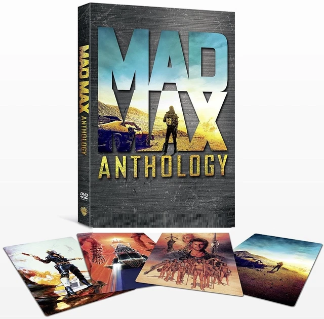 MAD MAX ANTHOLOGY 1979-2015 ROAD WARRIOR+BEYOND THUNDERDOME+FURY ROAD Rg2 DVD