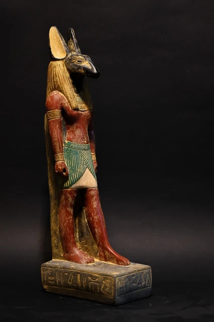 SETH-RARE ANCIENT EGYPTIAN statue of god of war antique finish, made in ...