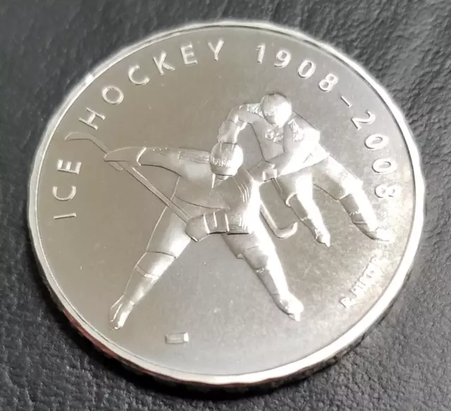 Ice Hockey Swiss Commemorative | 2008 Switzerland 20 Francs | Silver Coin