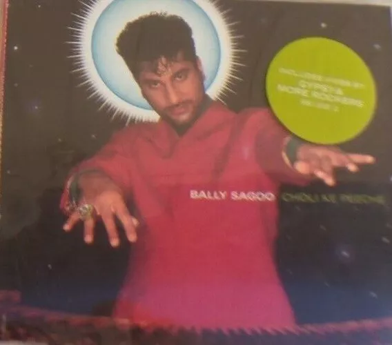 BALLY SAGOO  - CHOLI KE PEECHE Single CD 4 TKS  Drum Bass Trance House VGC Hype
