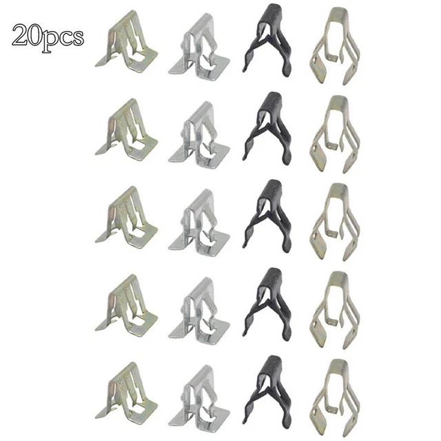 10 Rivets Métalliques Pour Tableau De Bord Voiture - 8mm - Ton Argent - Fixation Panneaux