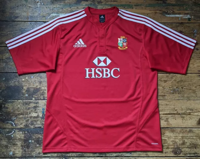 Adidas 2009 British Irish Lions Herren Replik Heim Rugby Shirt Trikot Top XL