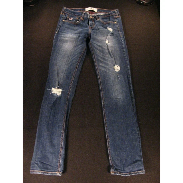 PANTALONES DE MEZCLILLA ajustados para mujer Hollister Laguna 28 x