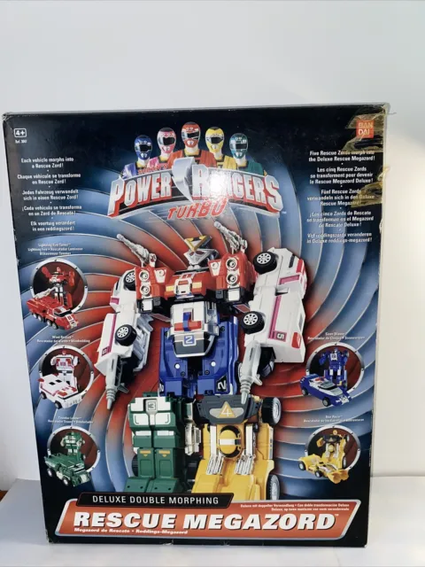 Power Rangers Turbo Deluxe Doppelmorphing Rescue Megazord