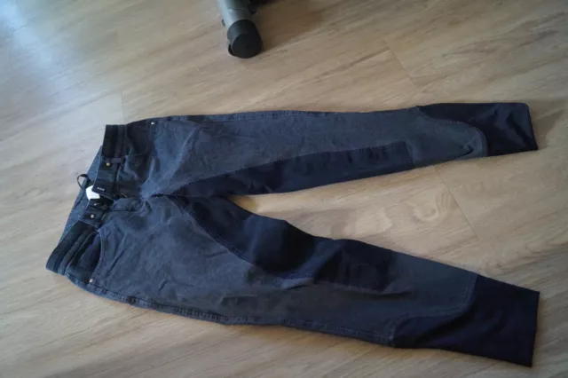 Reithose 36 ladies leo gut erhalten grau schwarz