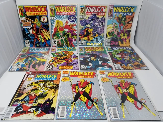 Warlock and the Infinity Watch & Chronicles Marvel Comics Lot of 11 Comics !