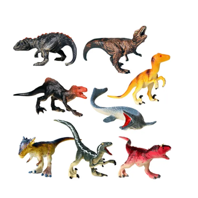 8 PIEZAS Figura Infantil Mini Figuras de Dinosaurio Juguete Para Niños, Niños