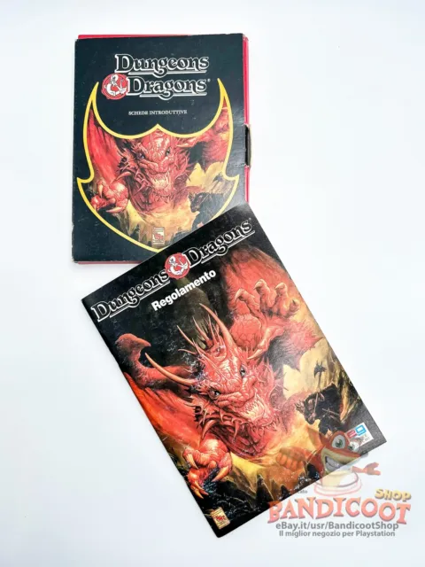 Dungeons & Dragons D&D 🔥 Regolamento e Schede Introduttive 1991 🐉 Buono Stato