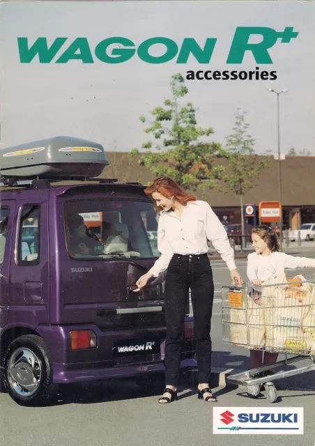 Suzuki Wagon R+ Accessories 1997-98 UK Market Sales Brochure