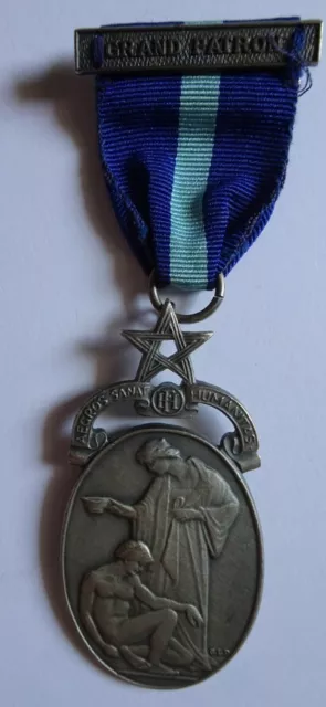 Royal Masonic Hospital Jewel with Grand Patron bar, not named.