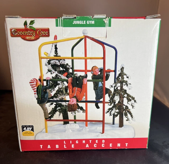 LEMAX CHRISTMAS VILLAGE Lighted Jungle Gym 2005 Coventry Cove Original